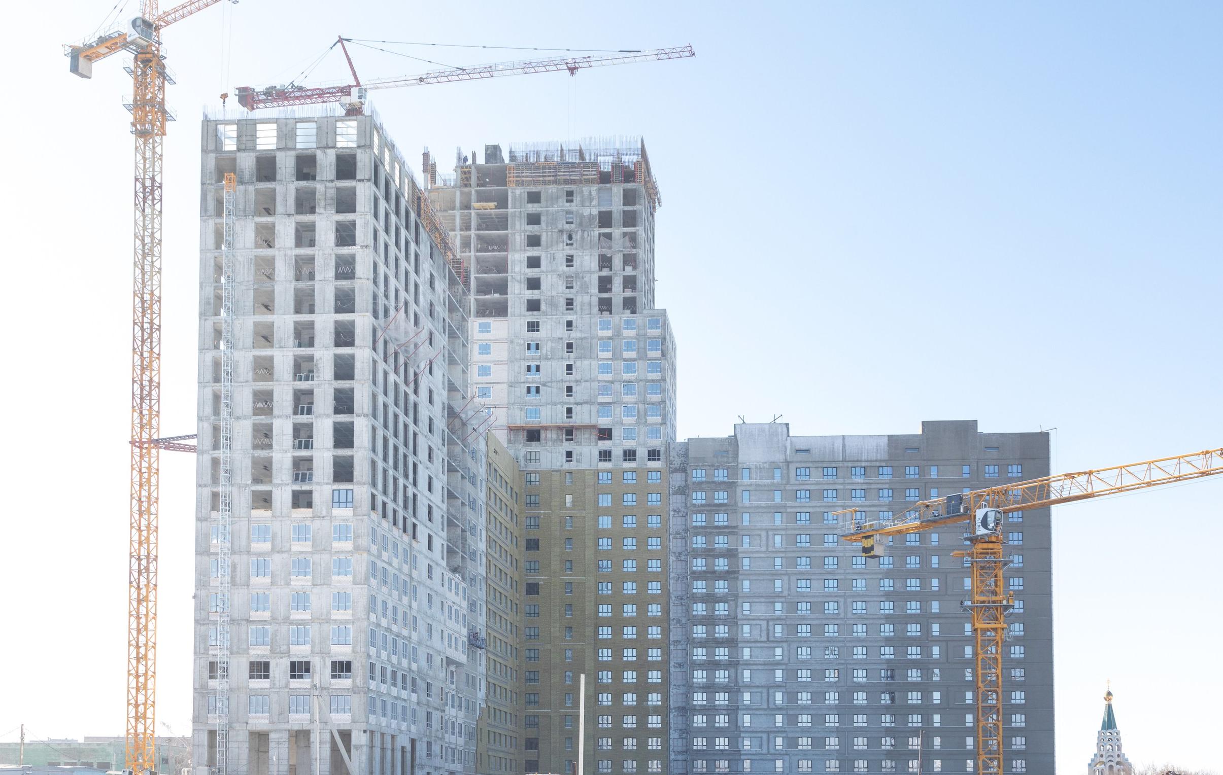 Ход строительства GREEN RIVER в марте 2025